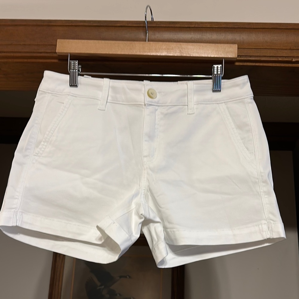 Women's White American Eagle Casual Shorts